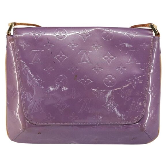 Authentic LOUIS VUITTON Monogram Vernis Thompson Street Bag Viole M91095 LV - Picture 10 of 16